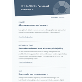 Tips & Advies Personeel