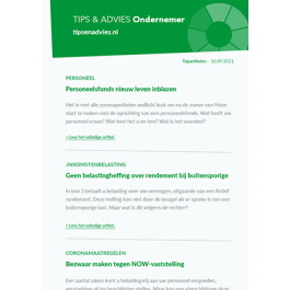 Tips & Advies Ondernemer